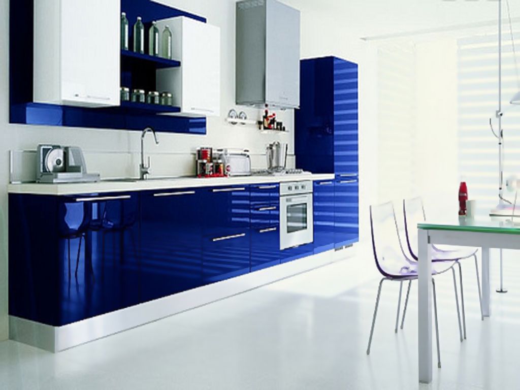 Dark Blue Kitchen Designs